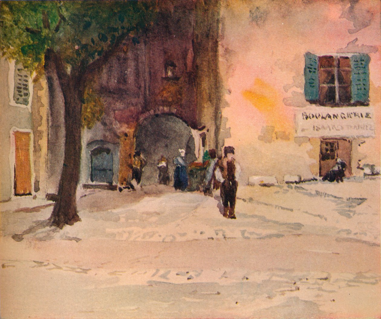 Das Tor, Tourettes, Provence, um 1899 von Edward Millington Synge