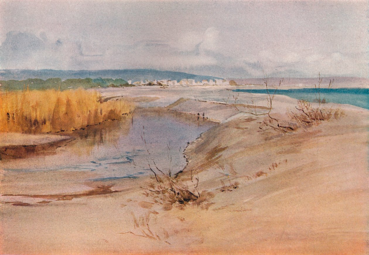Ansicht von Cagnes, um 1899 von Edward Millington Synge