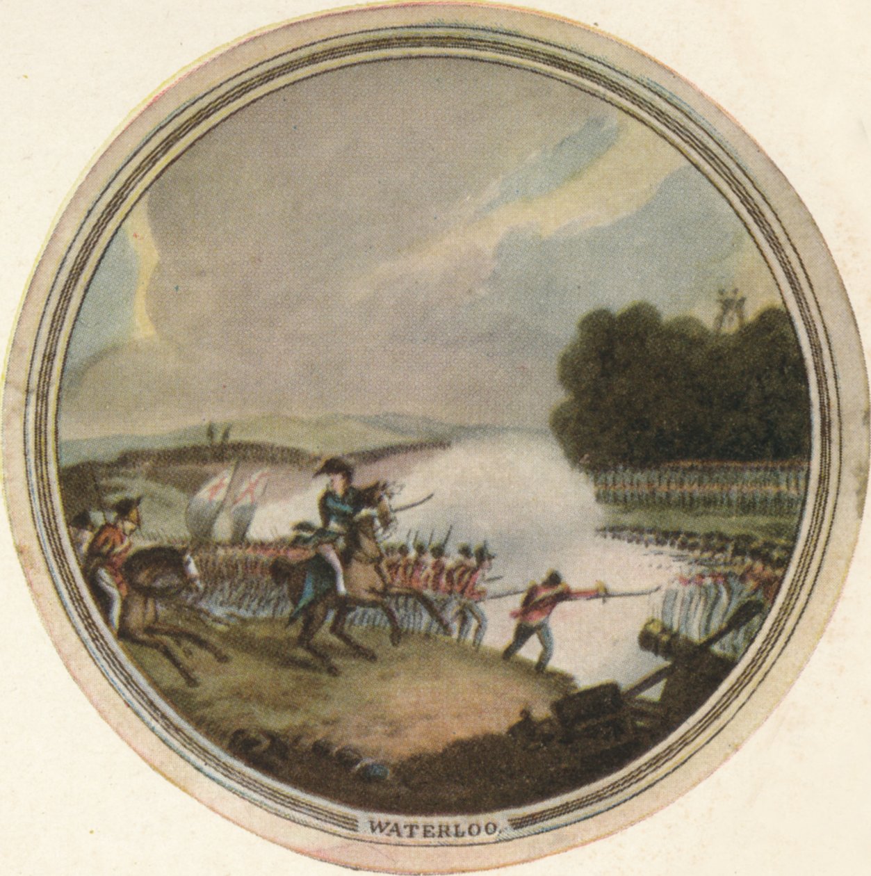 Schlacht von Waterloo, 1815, 1910 von Edward Orme