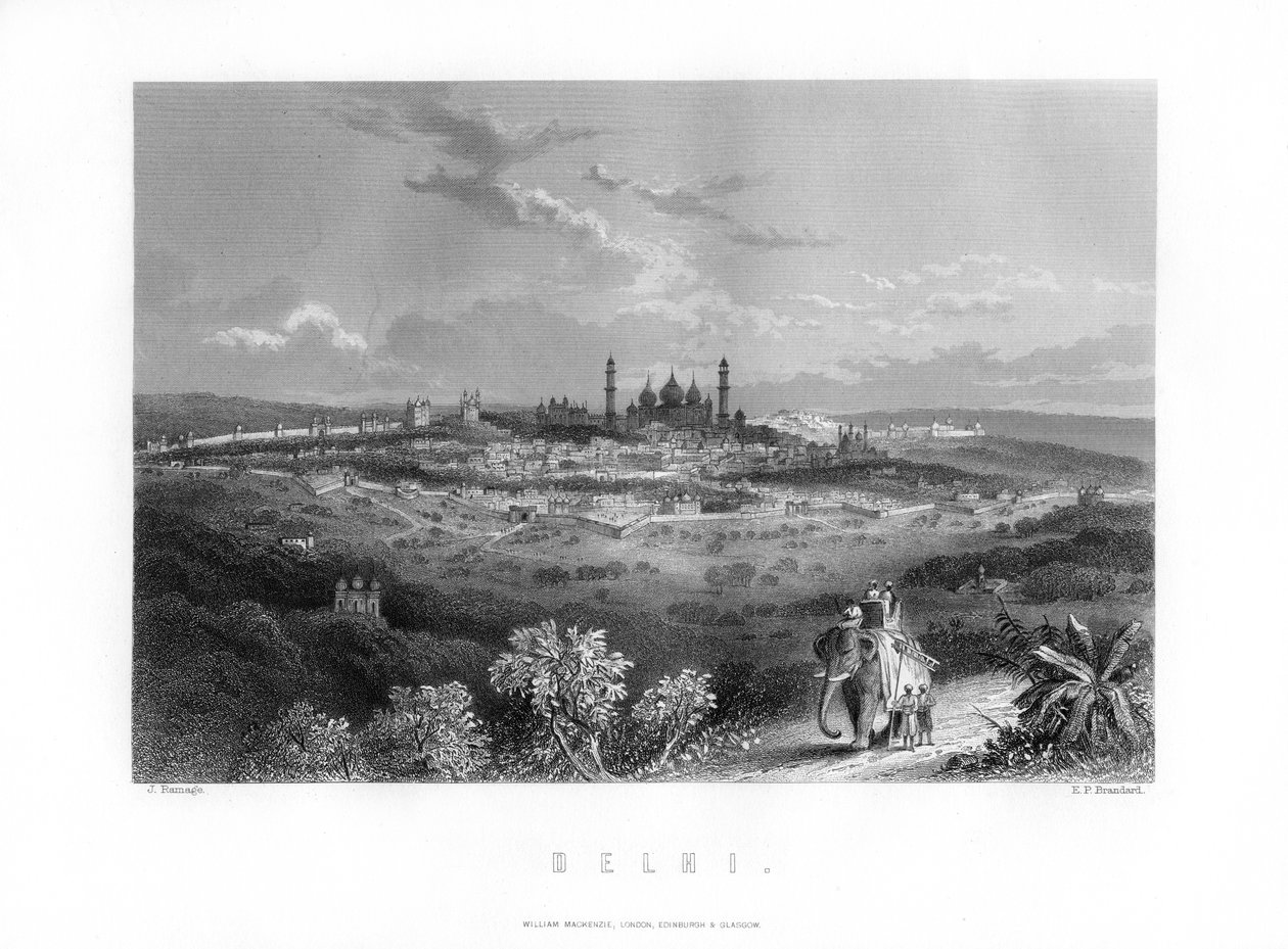Delhi, Indien, 1893 von Edward Paxman Brandard