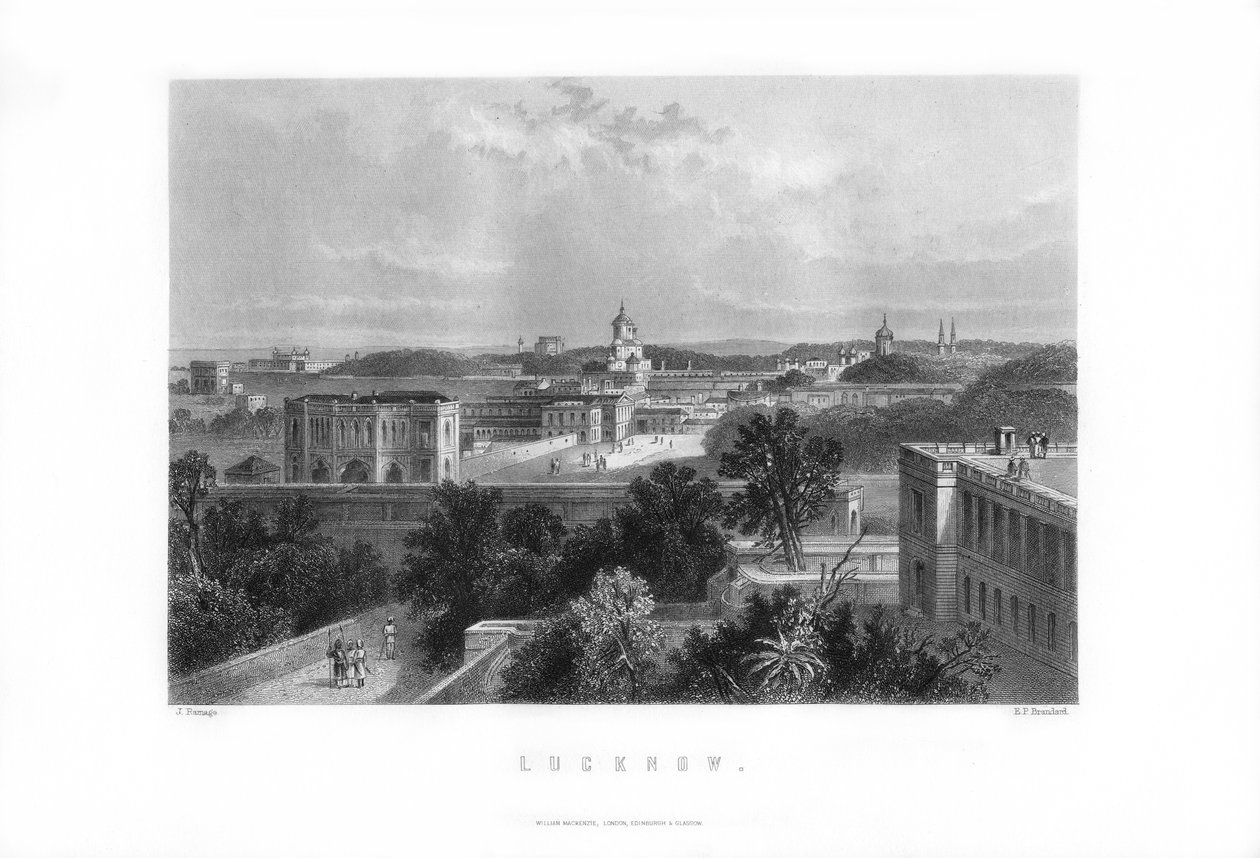 Lucknow, Indien, 1893 von Edward Paxman Brandard