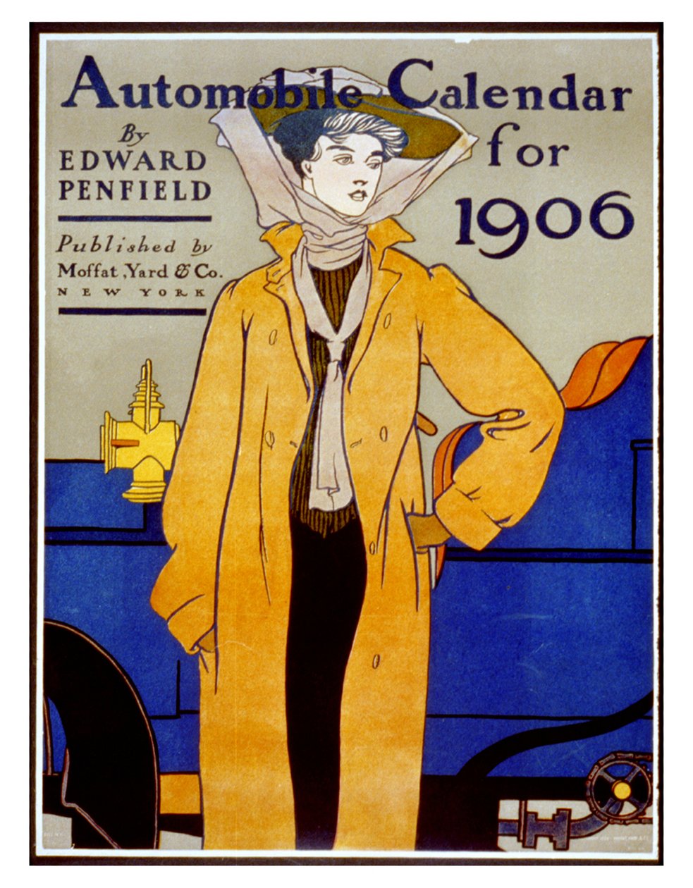 Automobilkalender für 1906 von Edward Penfield
