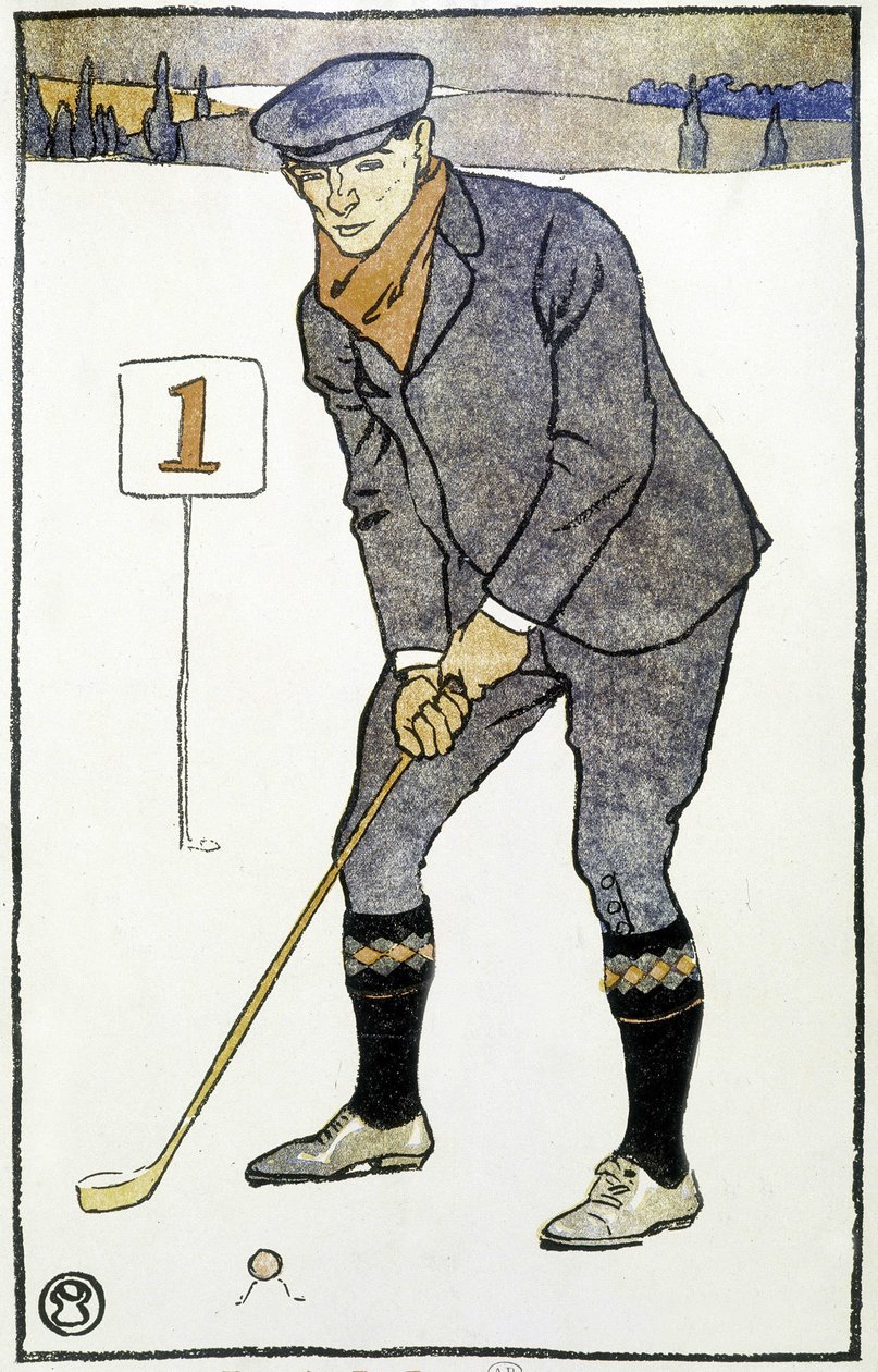 Kalender: "Golf Calendar" von Edward Penfield von Edward Penfield