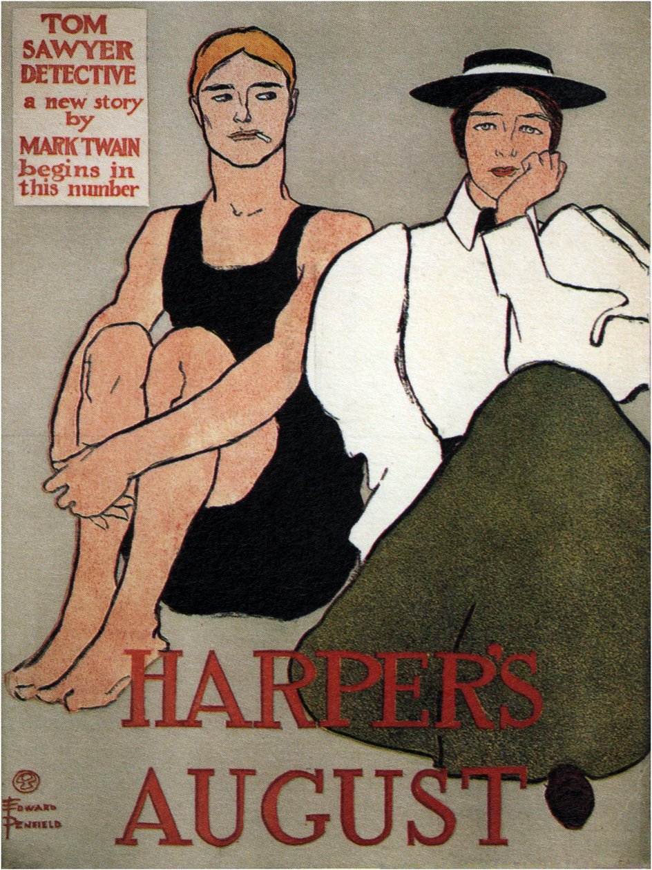 Harpers August, 1896 von Edward Penfield