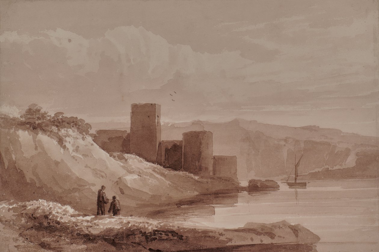 Landschaft mit Fluss von Edward Pretty