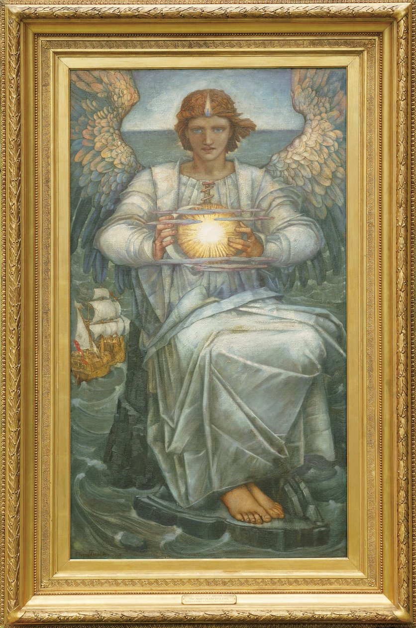 Der Engel des Meeres, 1906 von Edward Reginald Frampton