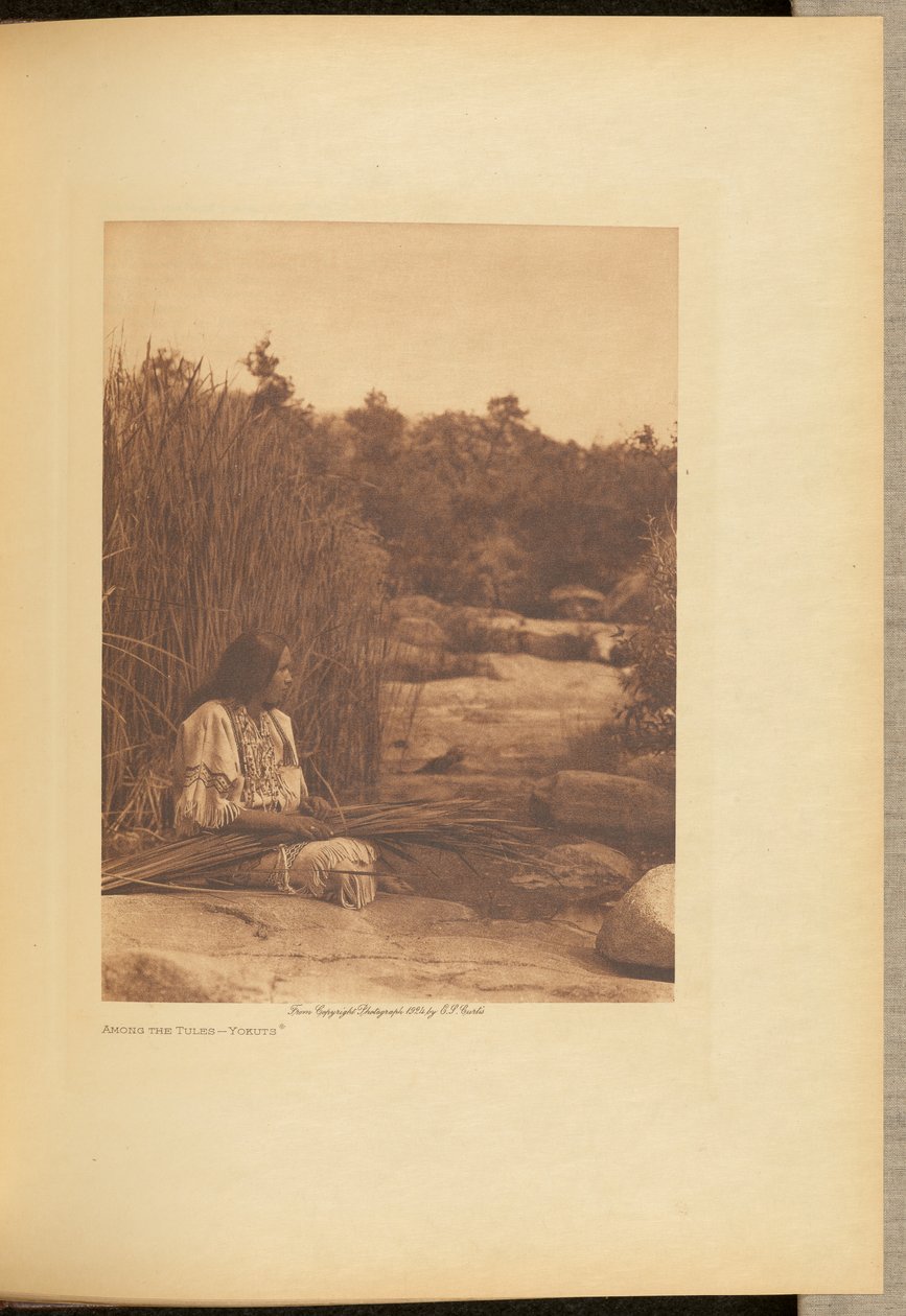 Unter den Tules - Yokuts von Edward S. Curtis
