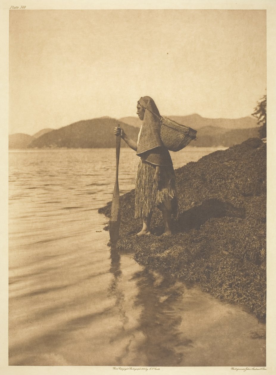 Die Seetangsammlerin von Edward S. Curtis