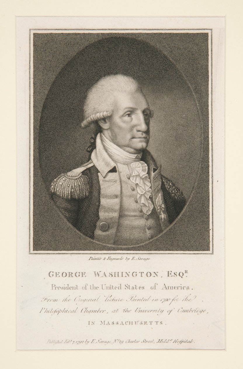 George Washington, Esq. von Edward Savage