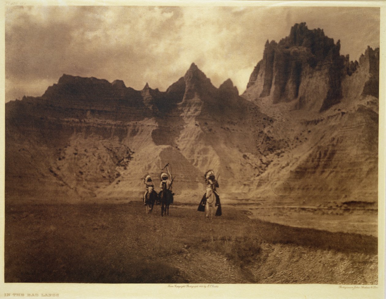 In den Badlands von Edward Sheriff (after) Curtis