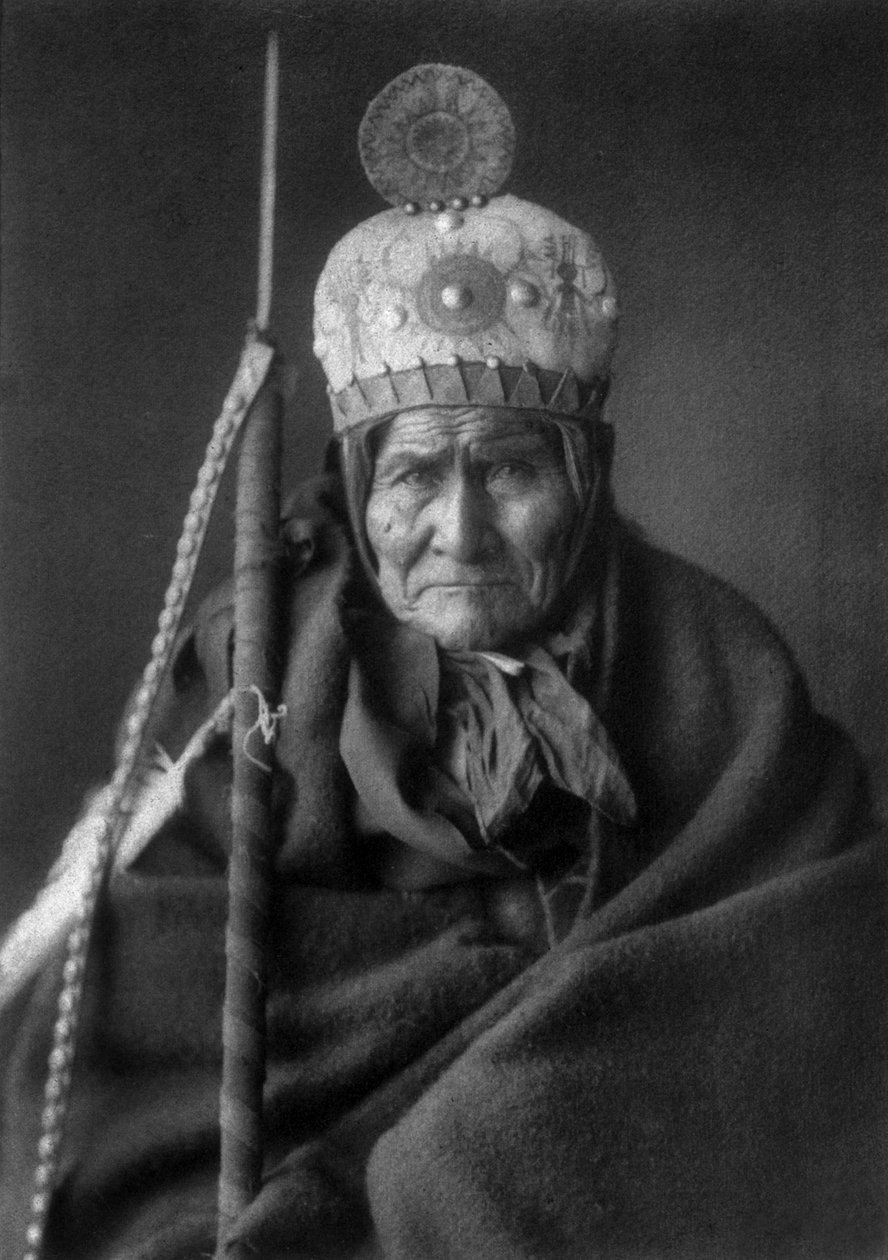 Geronimo (1829-1909), Apache-Anführer von Edward Sheriff Curtis