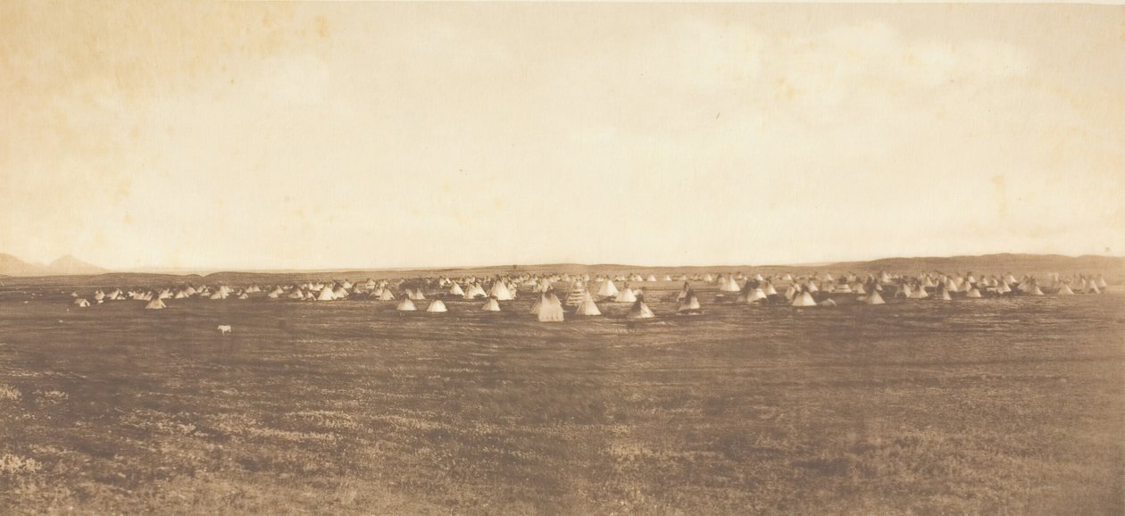 Sonnentanzlager - Piegan von Edward Sheriff Curtis