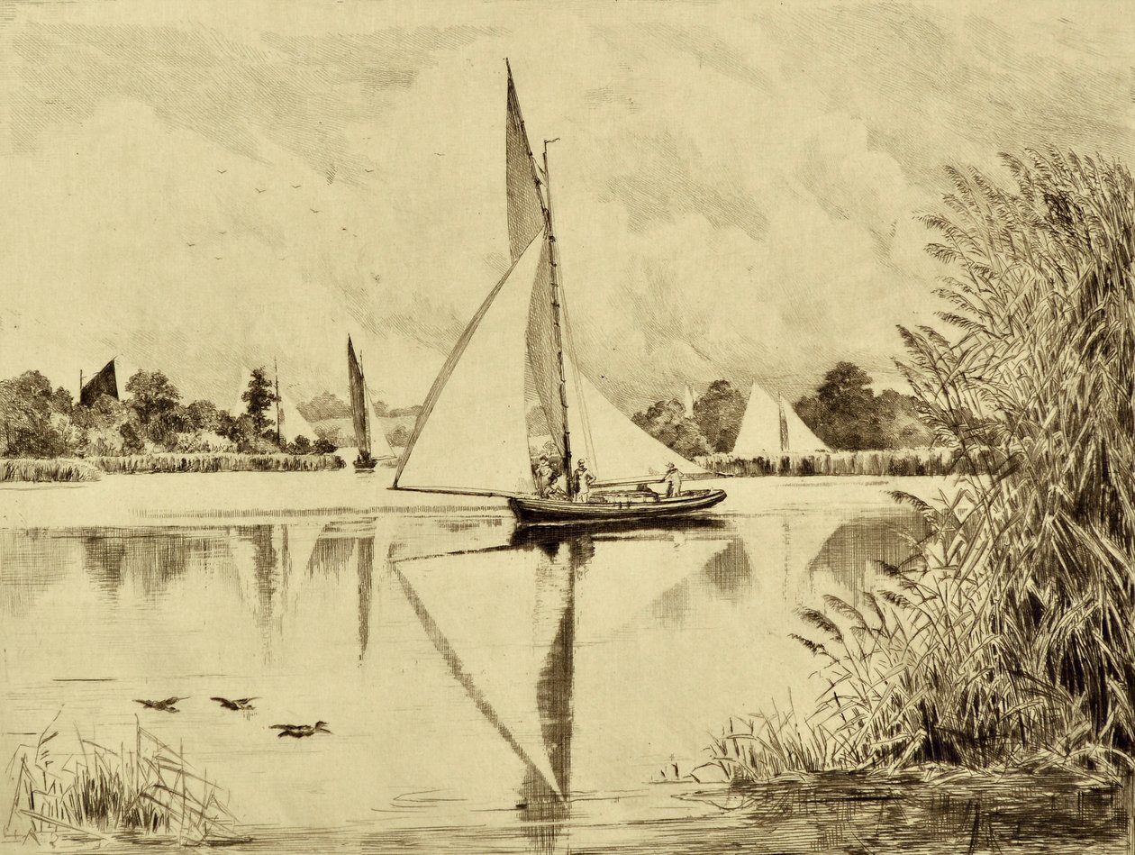 Der Bure: Auf der Wroxham Road von Edward Slocombe