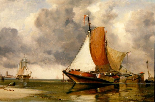 Niederländischer Lastkahn von Edward William Cooke