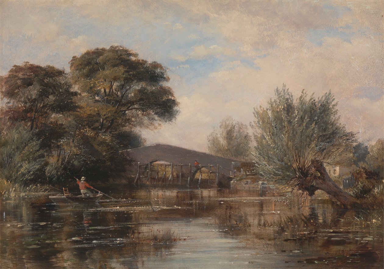 Godstow-Brücke bei Oxford von Edward William Cooke