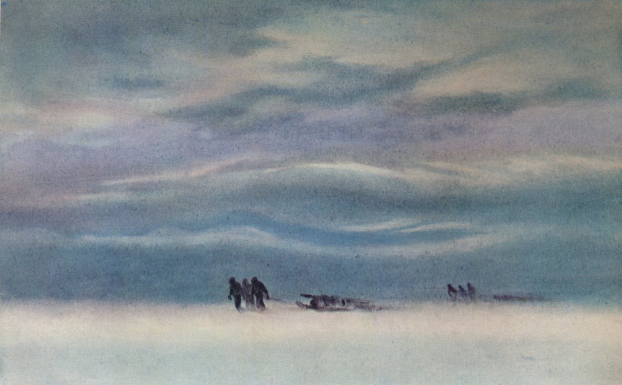 Schlittenfahren von Charles Edward Wilson