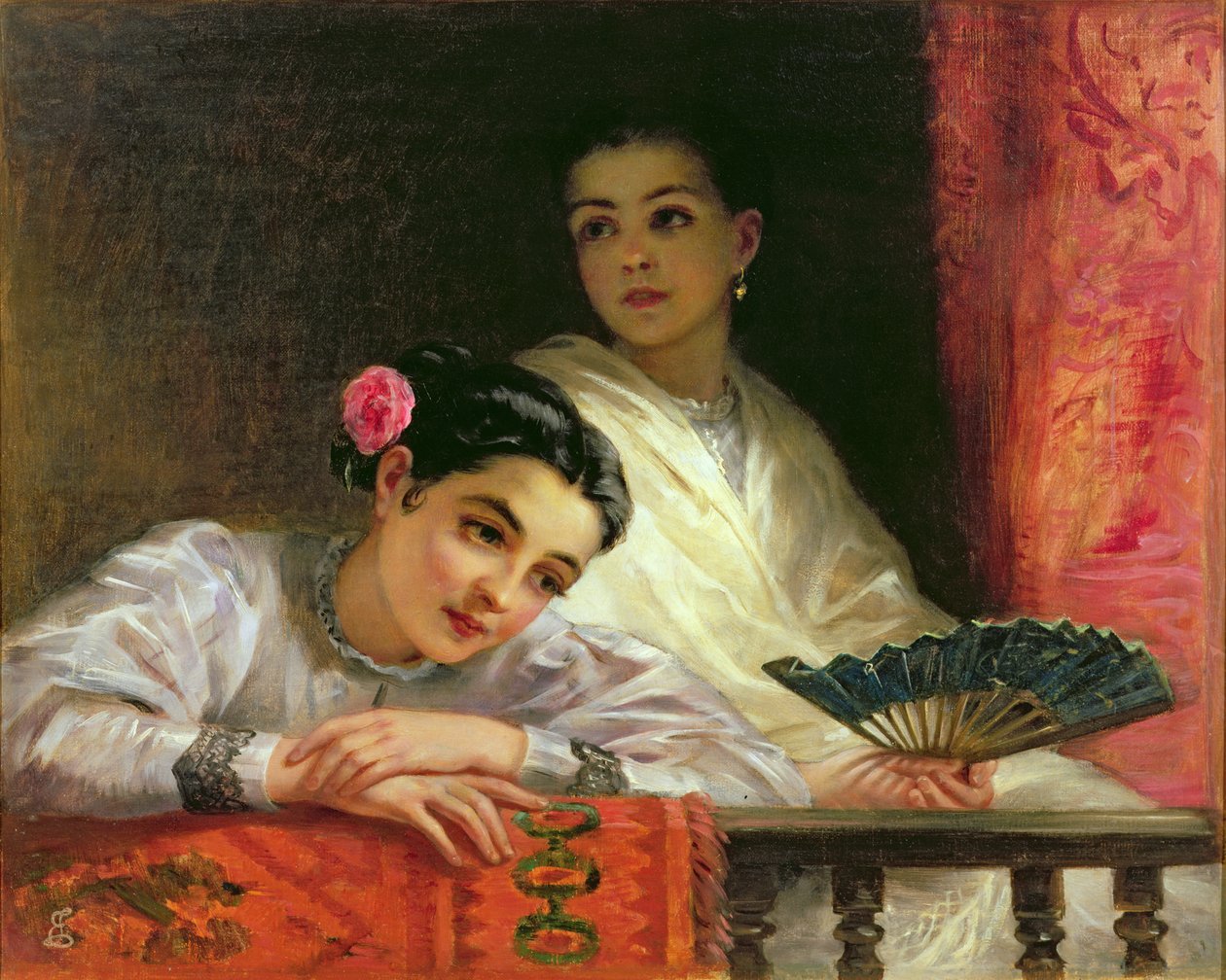 Der Balkon, 1875 von Edwin Longsden Long