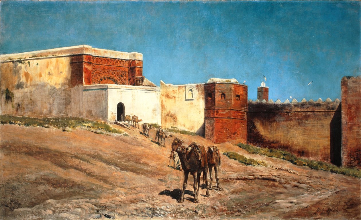 Abreisende Karawanen, 1879 von Edwin Lord Weeks
