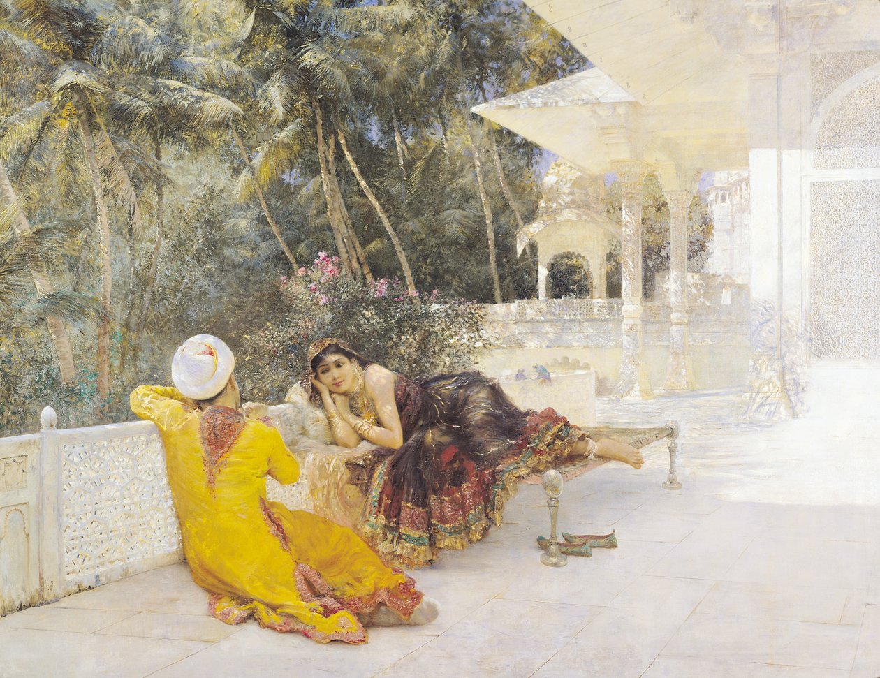 Die Prinzessin von Bengalen, ca. 1889 von Edwin Lord Weeks