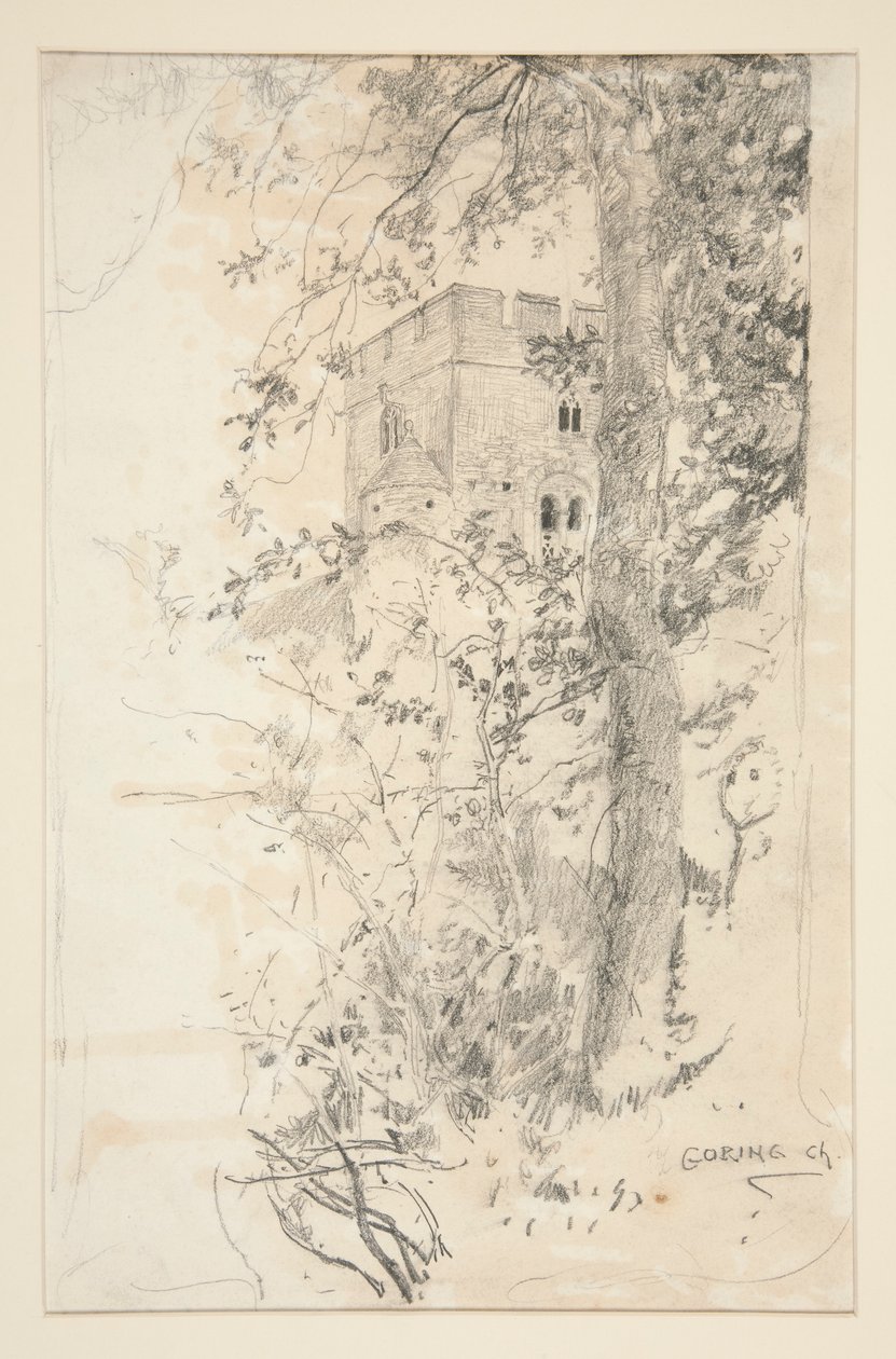 Architekturstudie von Edwin Austin Abbey