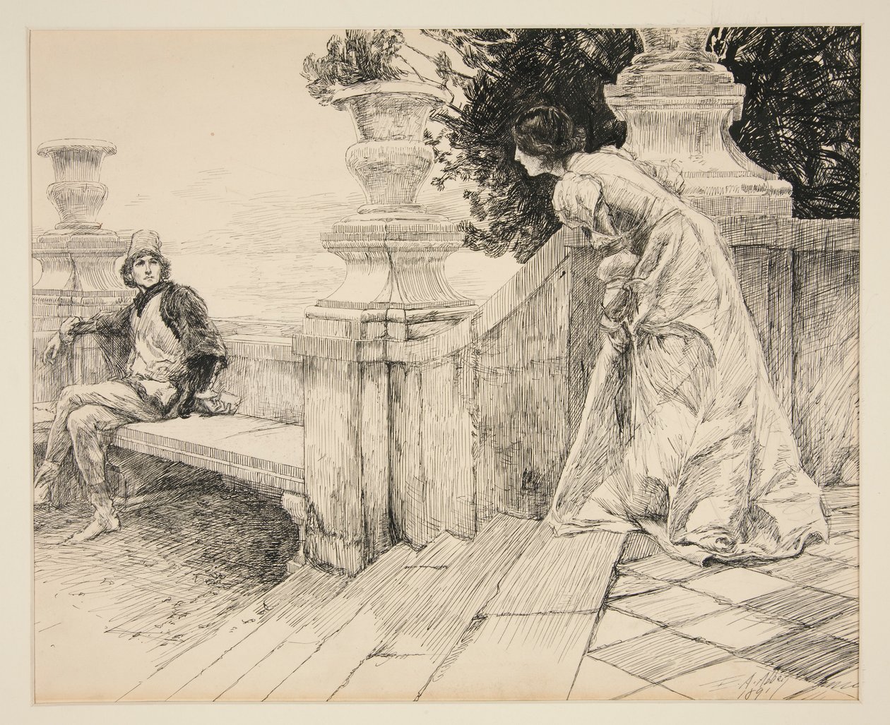Beatrice von Edwin Austin Abbey