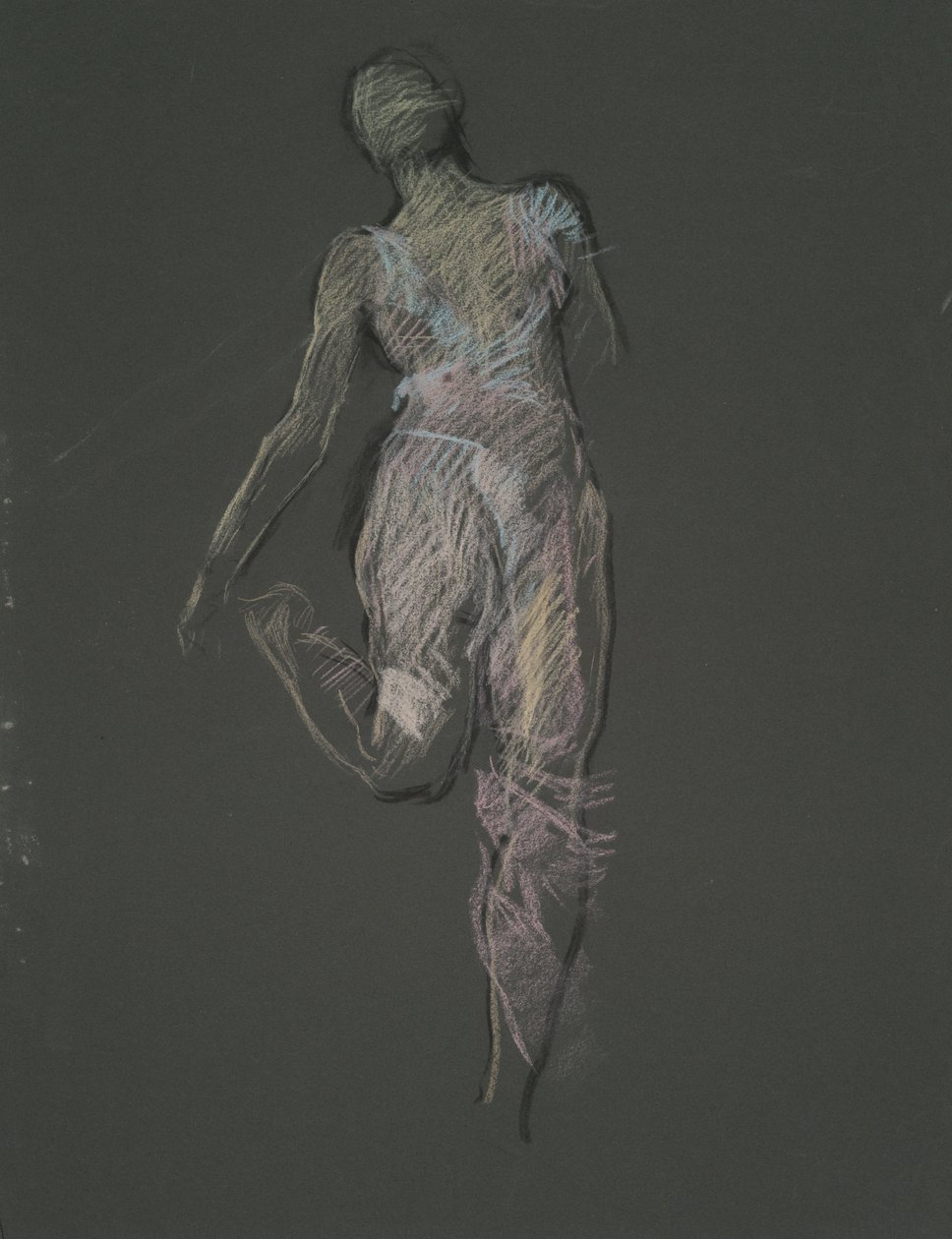 Frühe Figurenstudie von Edwin Austin Abbey
