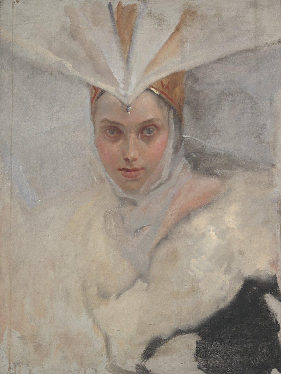 Figurenstudie von Edwin Austin Abbey