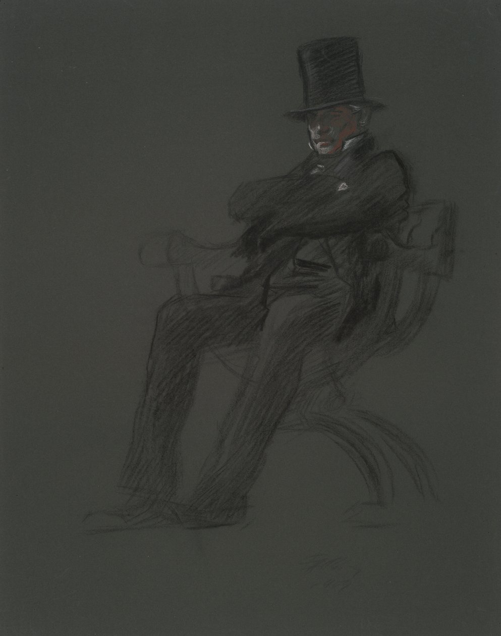 Figurenstudie von Edwin Austin Abbey