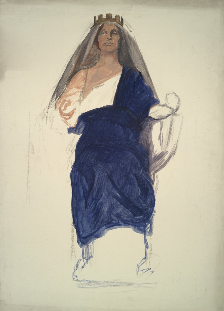 Figurenstudie von Edwin Austin Abbey