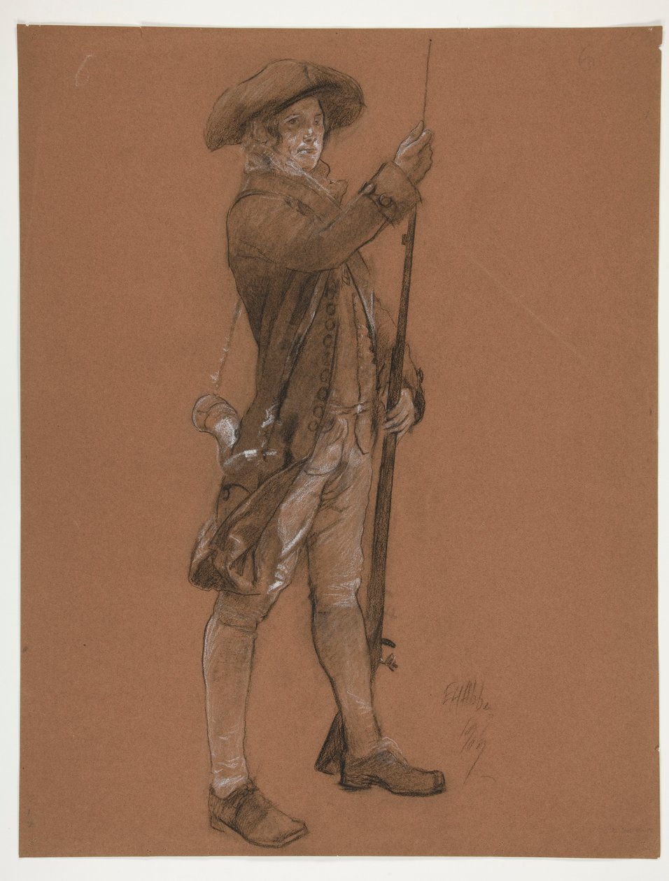 Figurenstudie von Edwin Austin Abbey