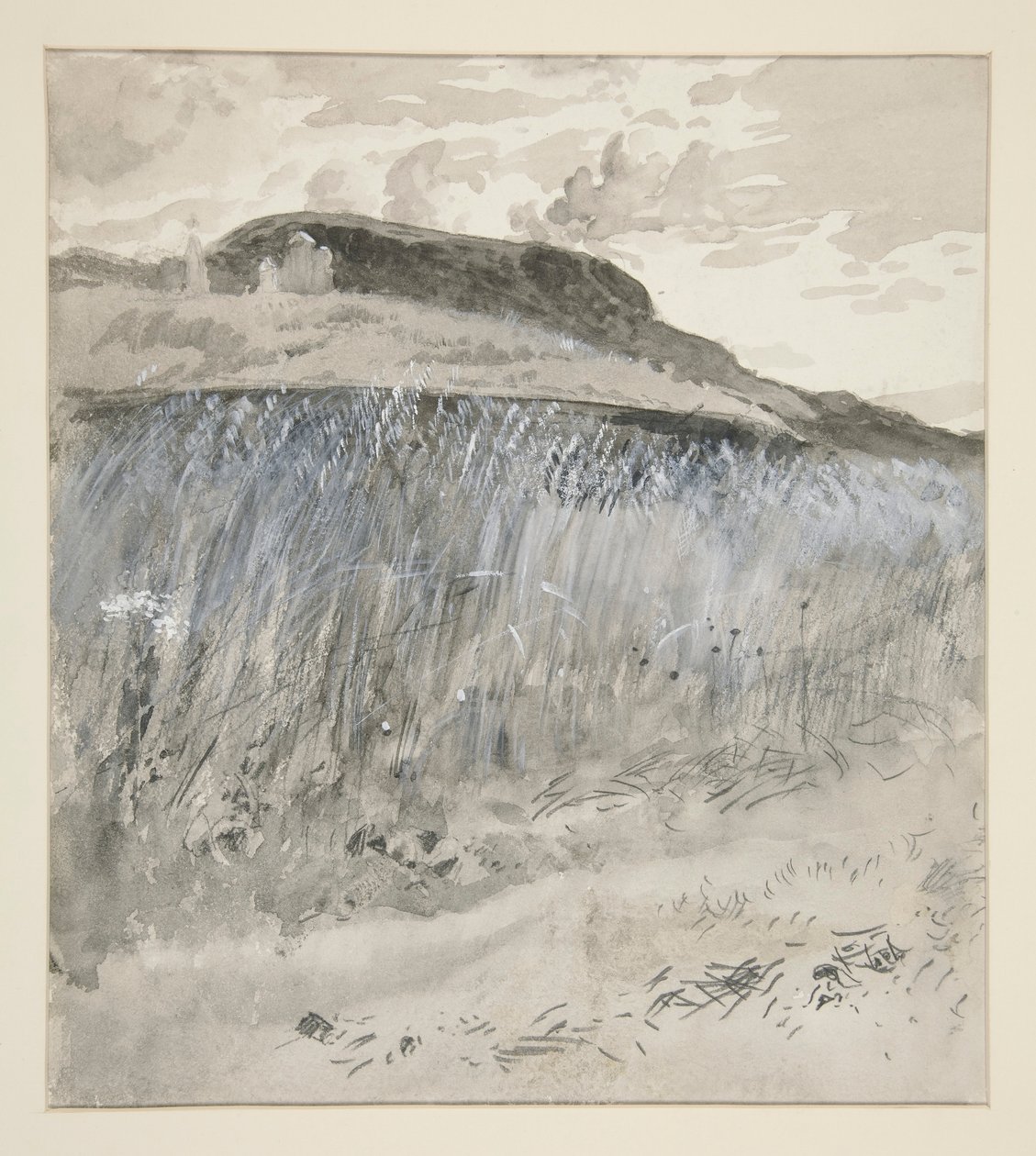Landschaft - Felder von Edwin Austin Abbey
