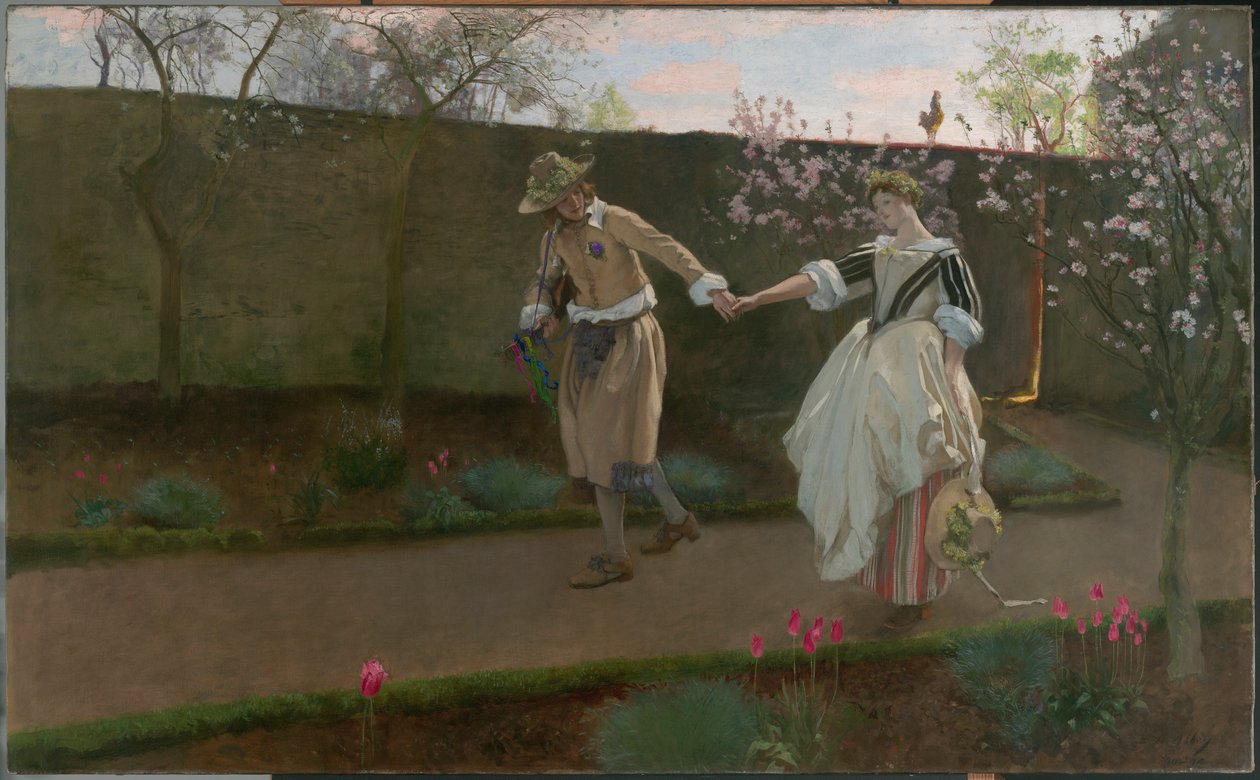 Maifeiermorgen von Edwin Austin Abbey