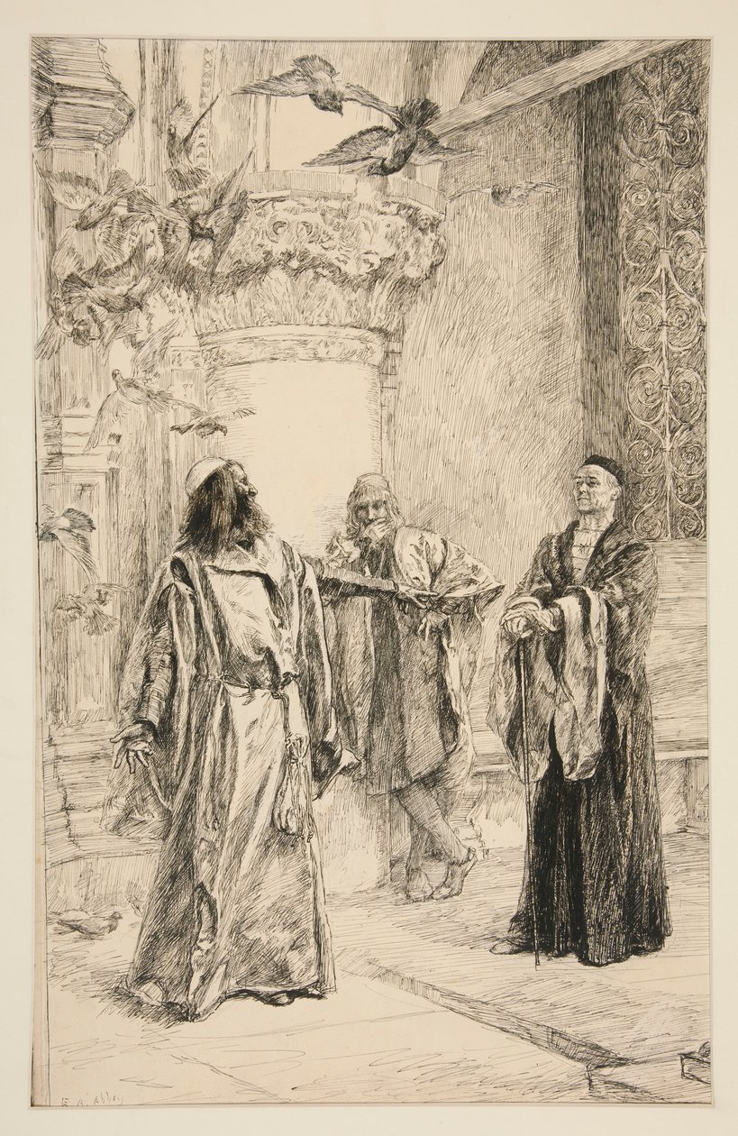 Shylock von Edwin Austin Abbey