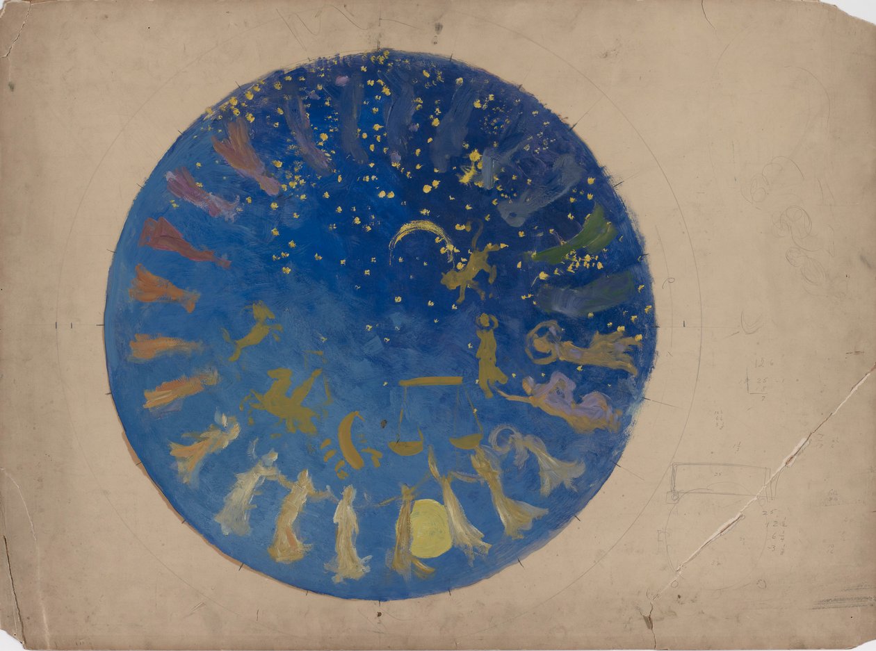 Studie für von Edwin Austin Abbey
