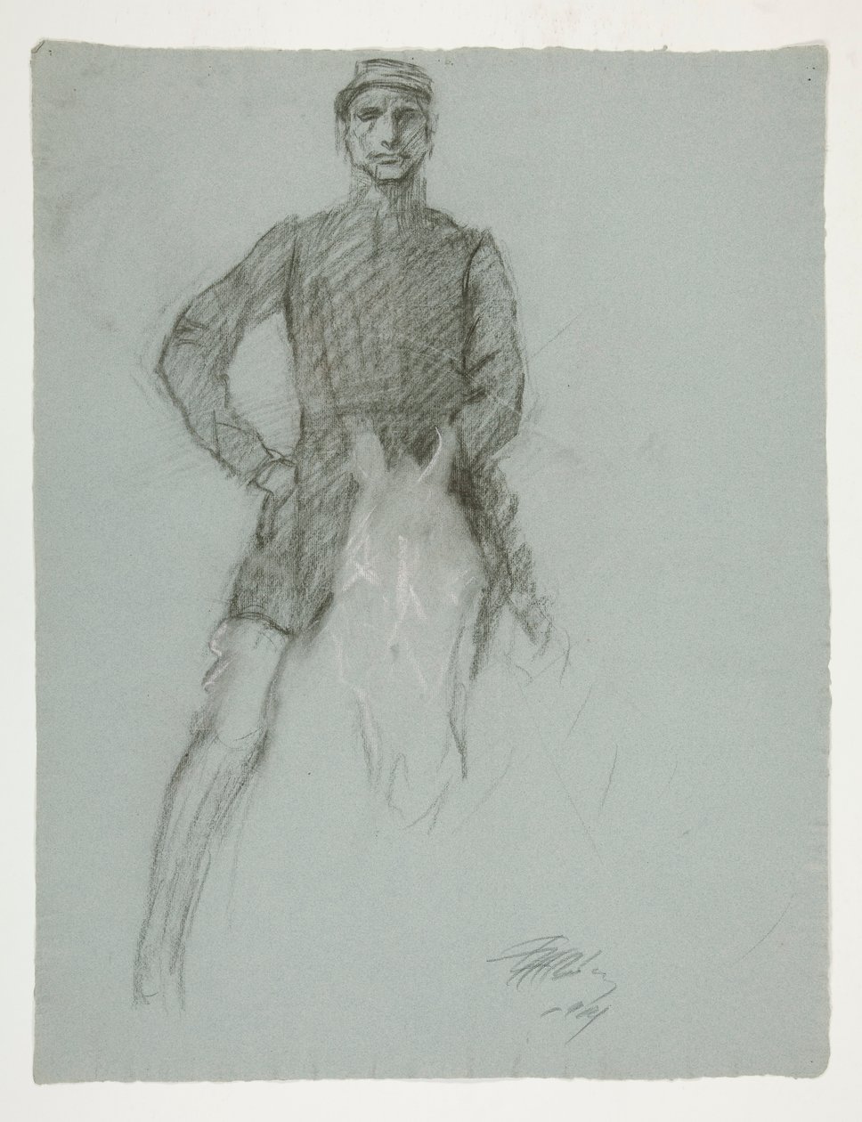 Studie für von Edwin Austin Abbey