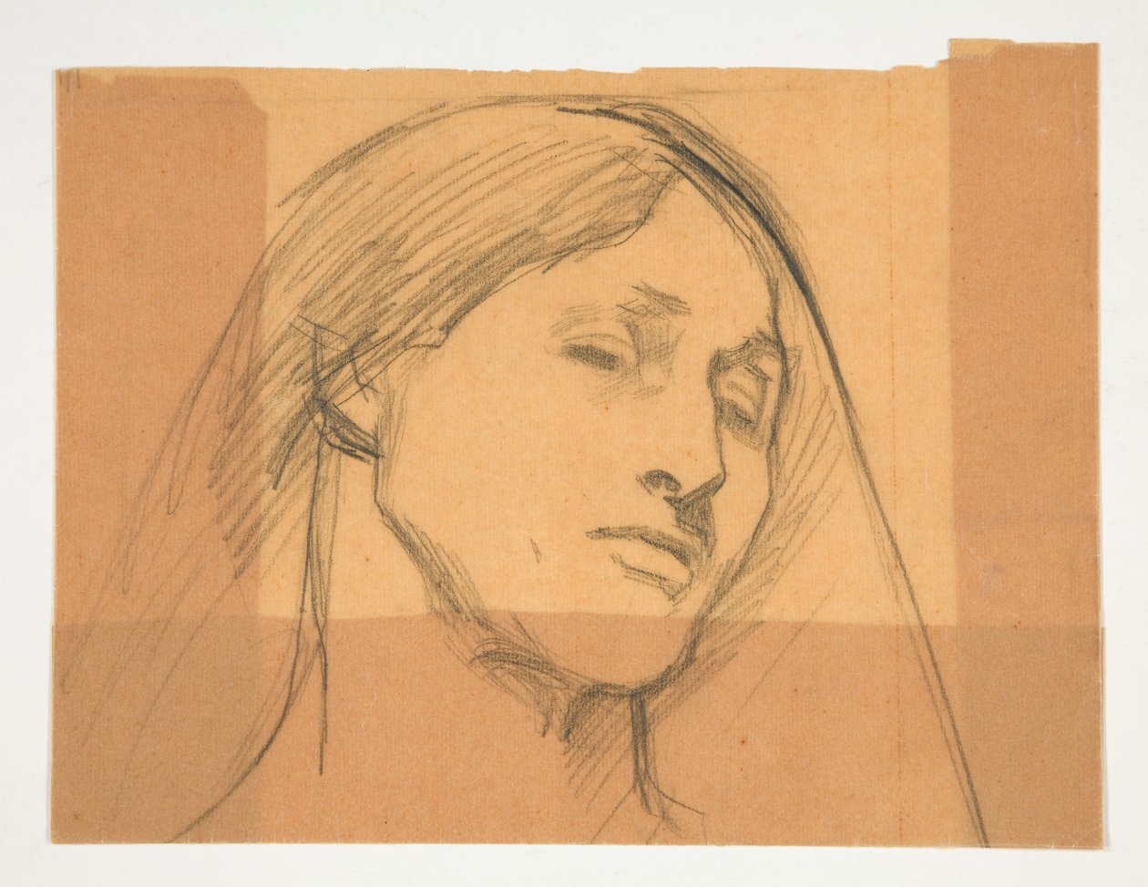 Studie einer Frau von Edwin Austin Abbey