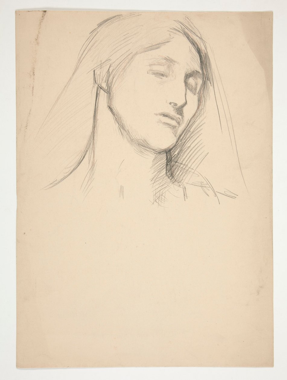 Studie einer Frau von Edwin Austin Abbey