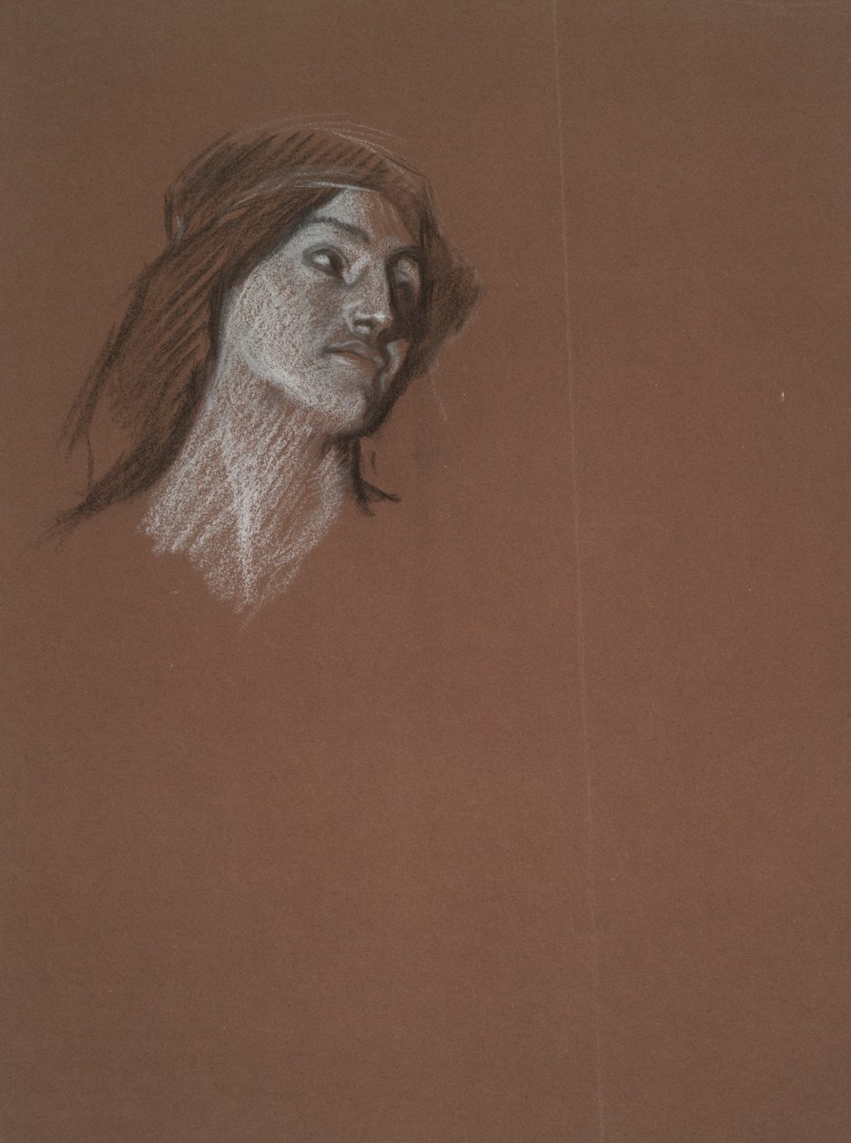 Studie einer Frau von Edwin Austin Abbey