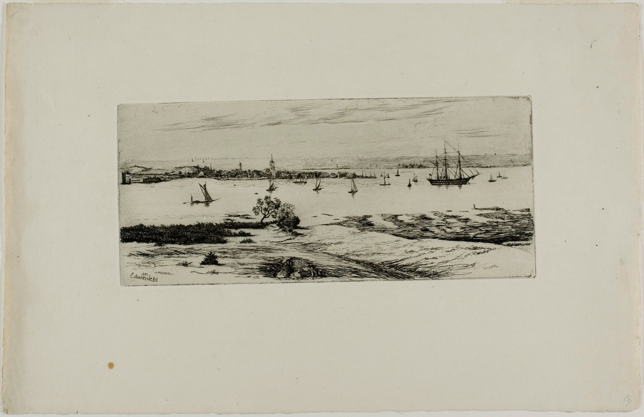 Boote im Hafen von Edwin Edwards