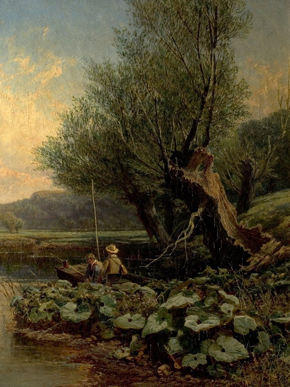 Junge Angler, 1868 von Edwin Ellis