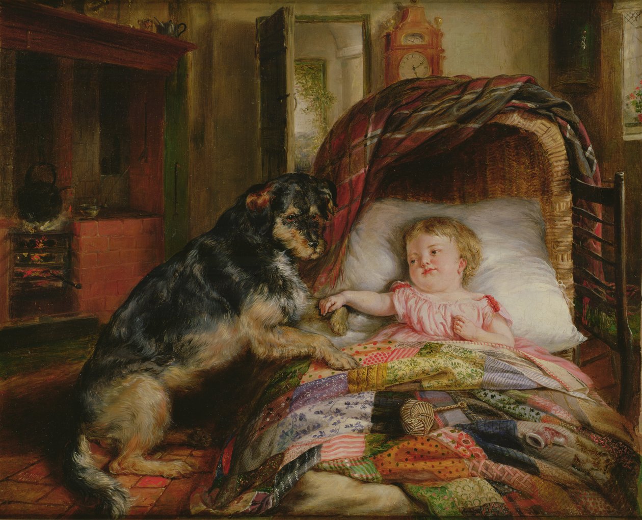 Das Baby bewachen von Edwin Frederick Holt