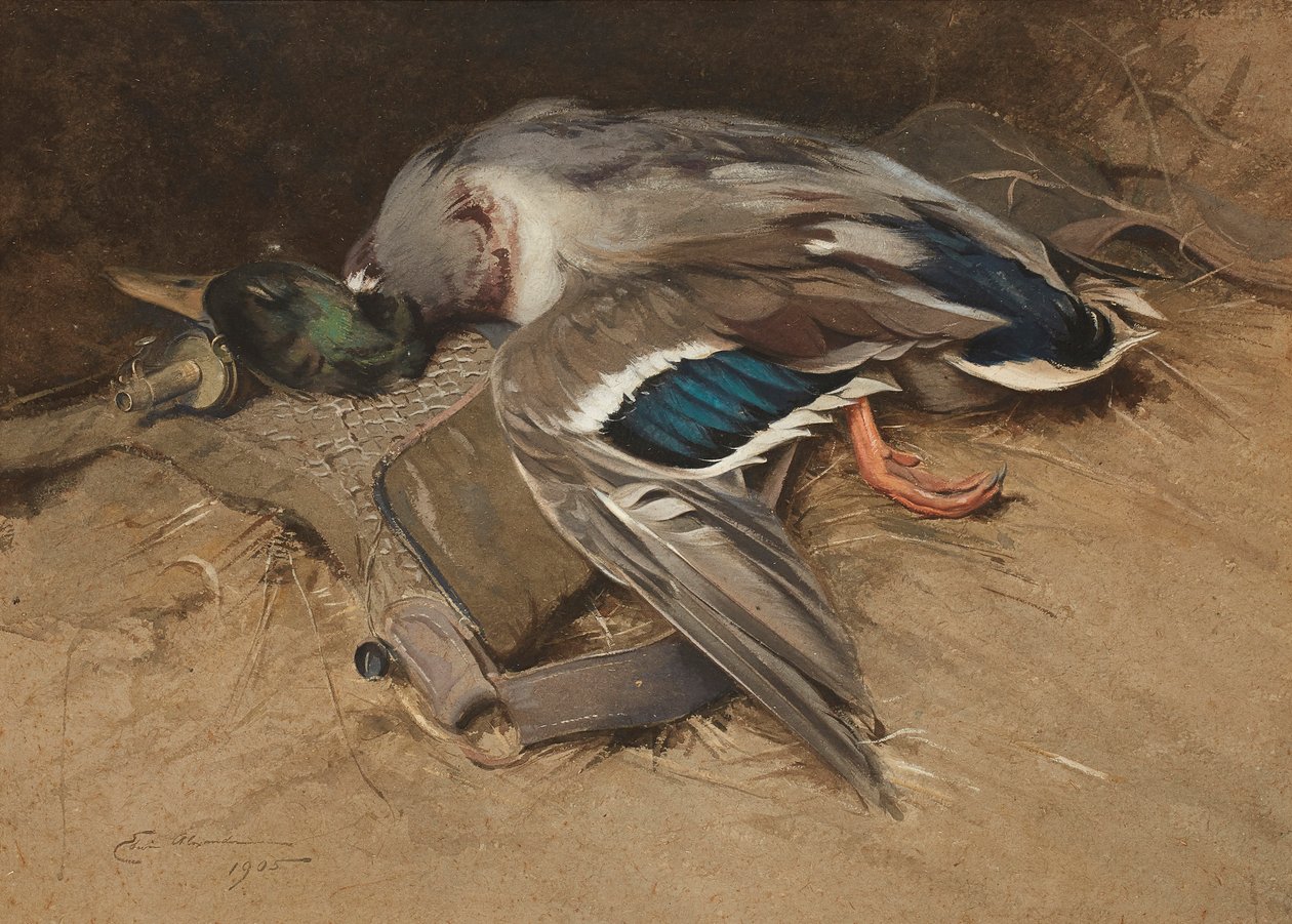 Stockente von Edwin John Alexander