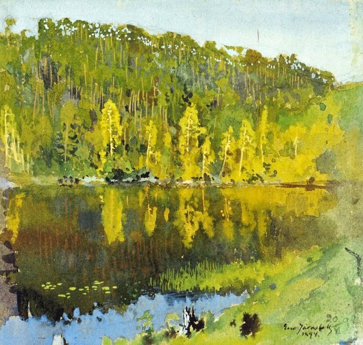 Waldsee von Eero Järnefelt