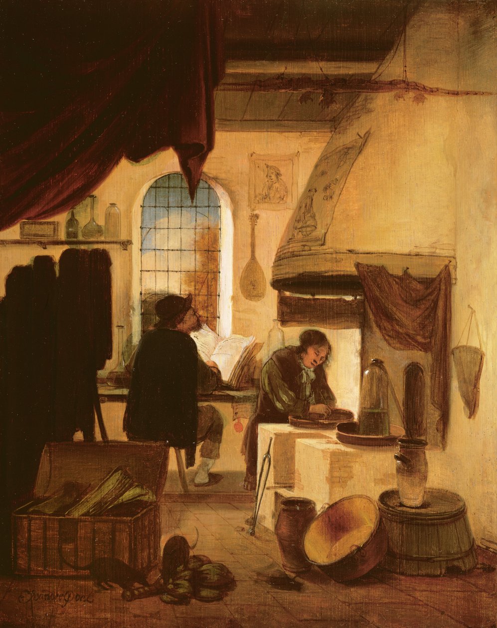 Der Alchemist von Egbert van der Poel