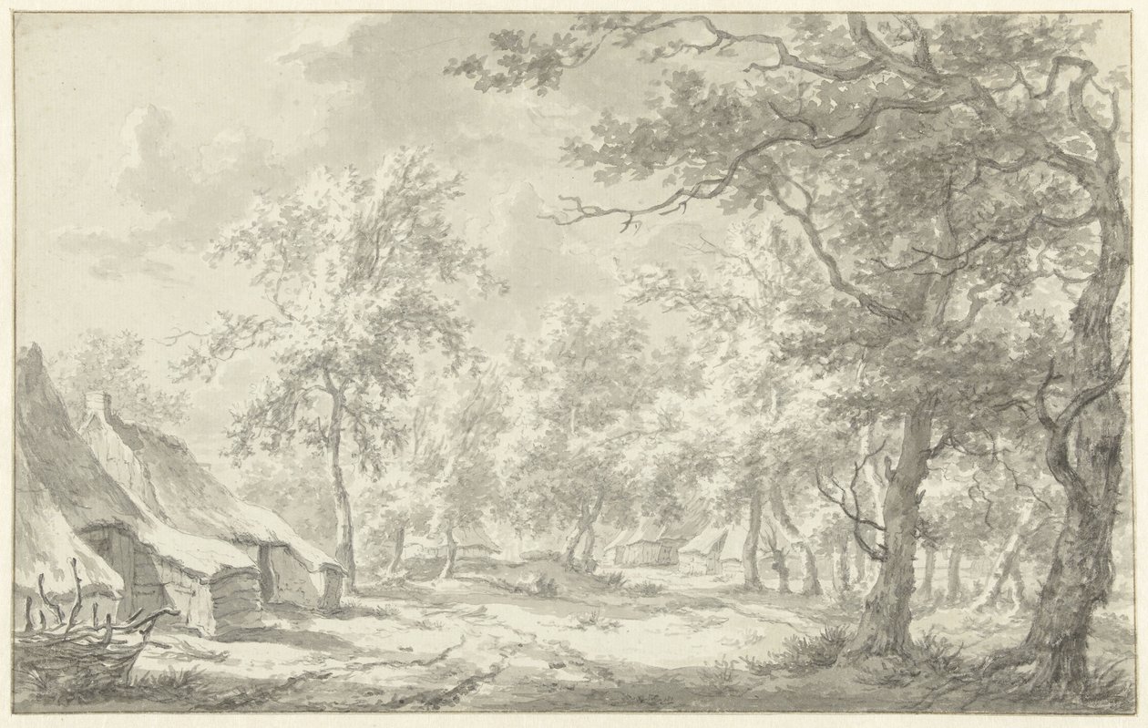 Bauernhöfe in Eext (Drenthe) von Egbert van Drielst