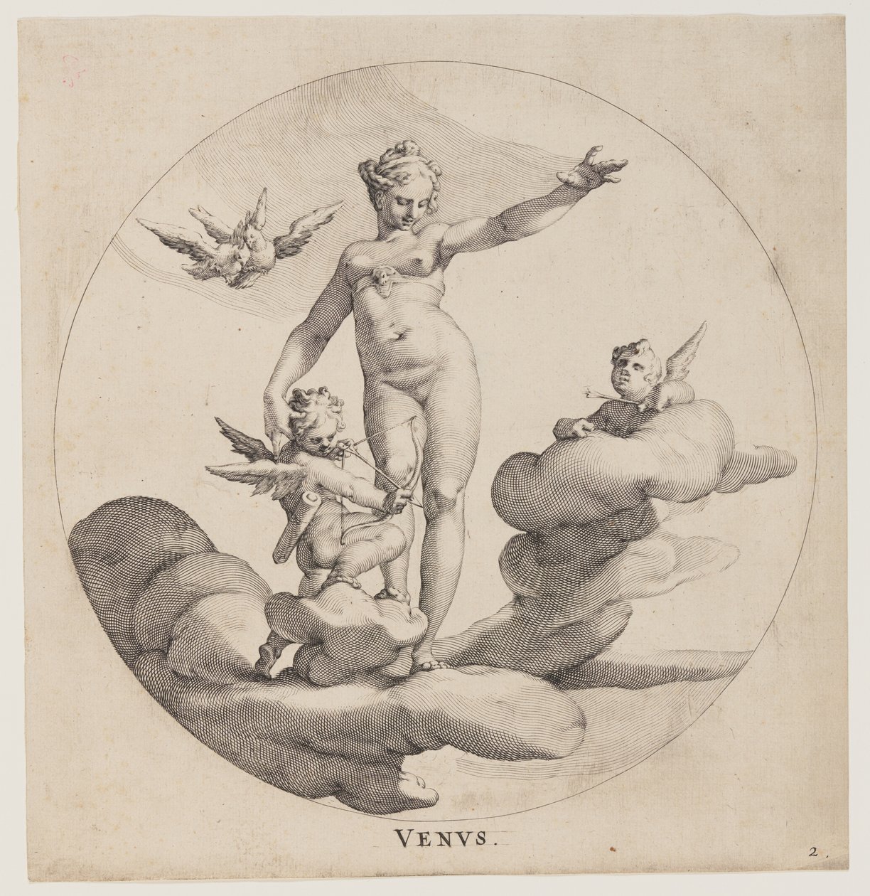 Venus, von Drei Göttinnen von Egbert van Panderen