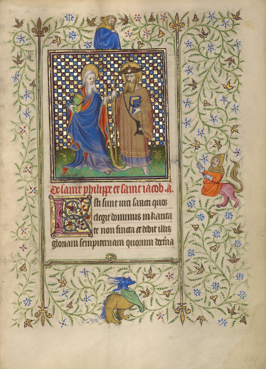 Heilige Philippus und Jakobus von Egerton Master