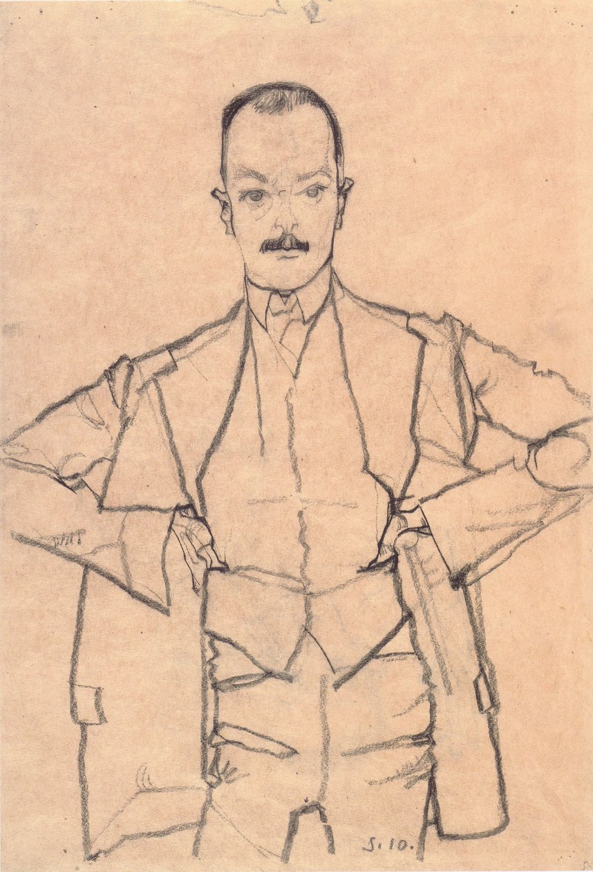 Bildnis Arthur Roessler von Egon Schiele