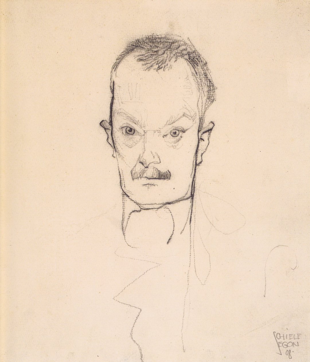 Bildnis Arthur Roessler von Egon Schiele