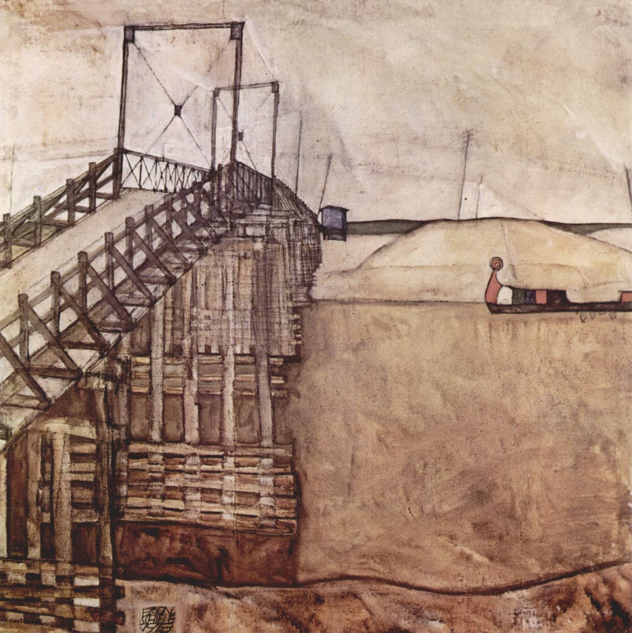 Die Brücke von Egon Schiele